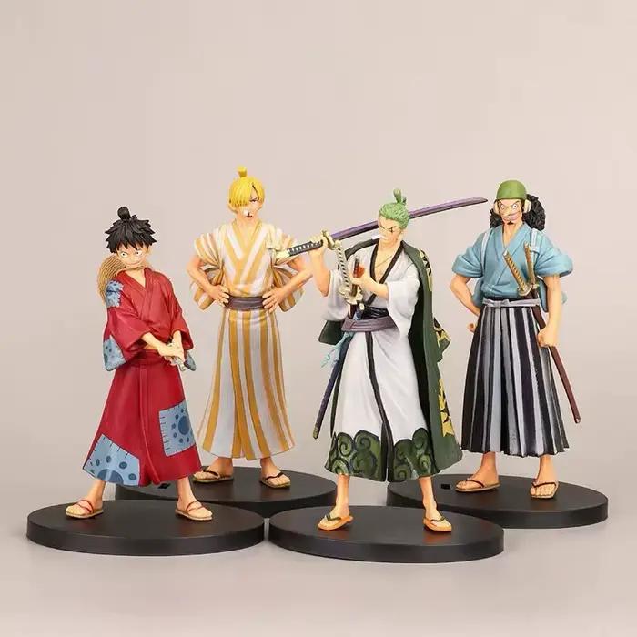 Figurine de dessin animé Luffy Zoro Chopper Yamato Nami Robin, 17cm, une pièce, Collection de figurines d'action, modèle de jouet pour enfant