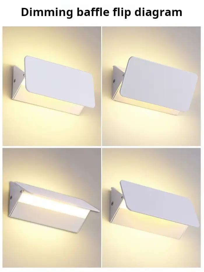 Applique murale LED d'intérieur en alliage d'aluminium
