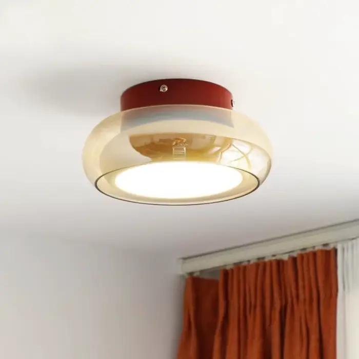 Lampe murale LED en verre style corridor français luminaire créatif artistique entrée porche plafond éclairage décoratif antique vestiaire balcon moderniste