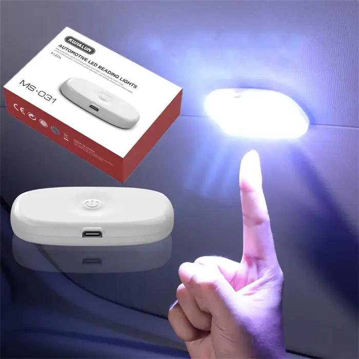 LED tactile lumière mur lampe de lecture aimant Base voiture plafonnier ambiance