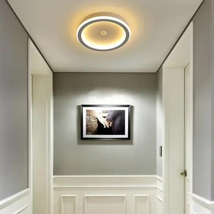 Plafond moderne à LEDs lampe pour salon chambre allée couloir escaliers plafonnier capteur de mouvement lustre luminaire