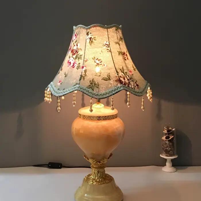 Couvercle de lampe à franges de style européen