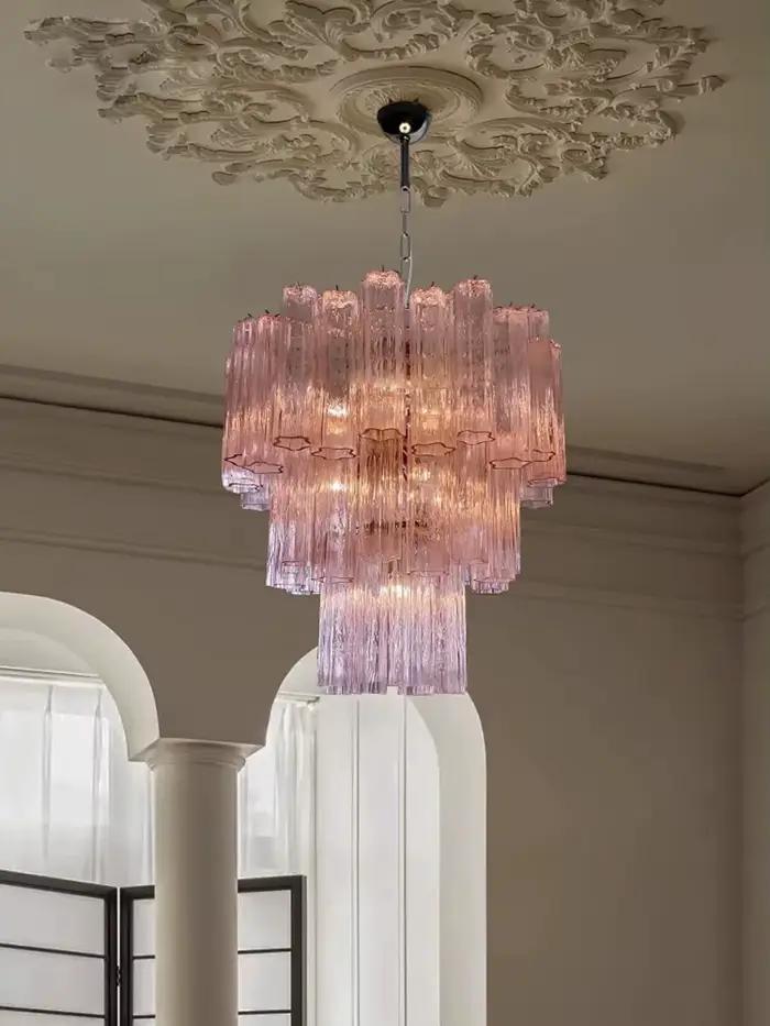 Plafonnier LED E14 en Verre à Intensité Réglable