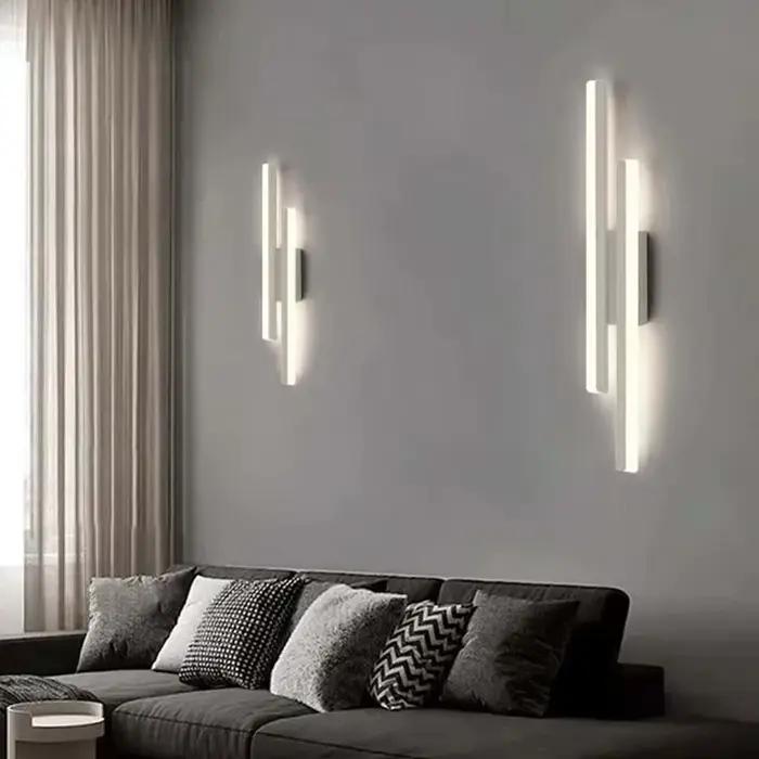 Mur LED lumière moderne décoration murale pour chambre salon couloir