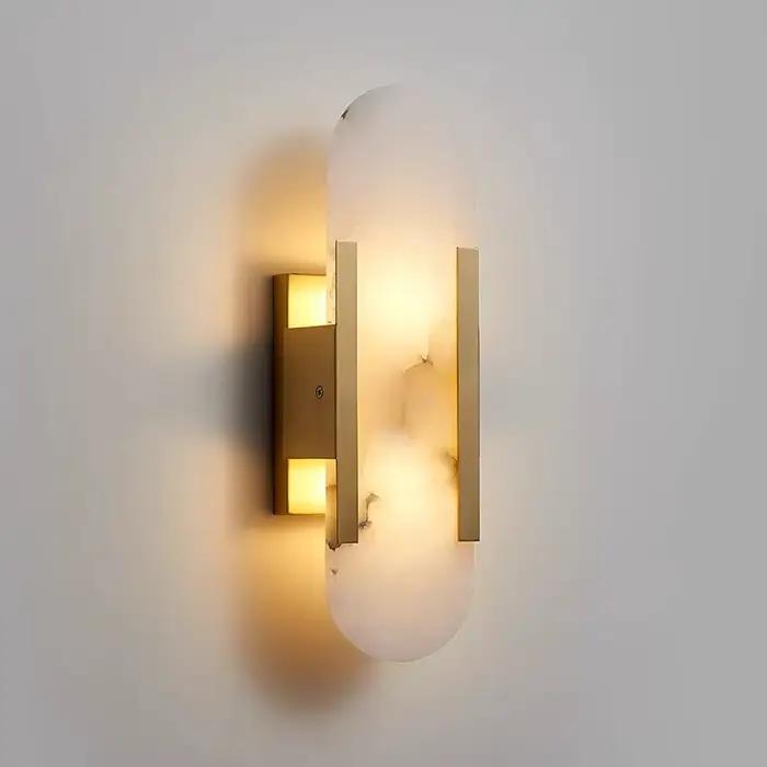 Mur LED lampe moderne marbre applique murale appliques pour salon couloir chambre chevet escalier intérieur décoration de la maison luminaire aplique de pared interior décoration murale tableau décora