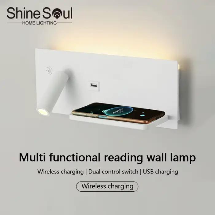 Lampe murale multifonctionnelle avec interrupteur