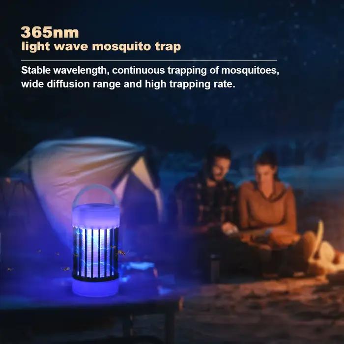Lampe anti-moustiques à choc électrique USB, lumière UV, piège anti-moustiques pour chambre à coucher, répulsif d'extérieur, lampe anti-moustiques muette