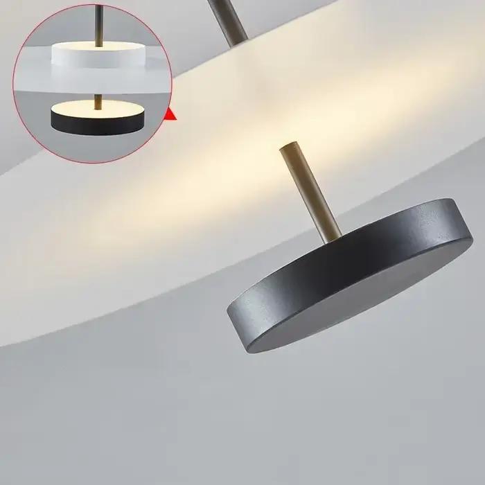 Design moderne salon plafonnier nordique luxe chambre décoration chambre salle à manger acrylique abat-jour LED suspension
