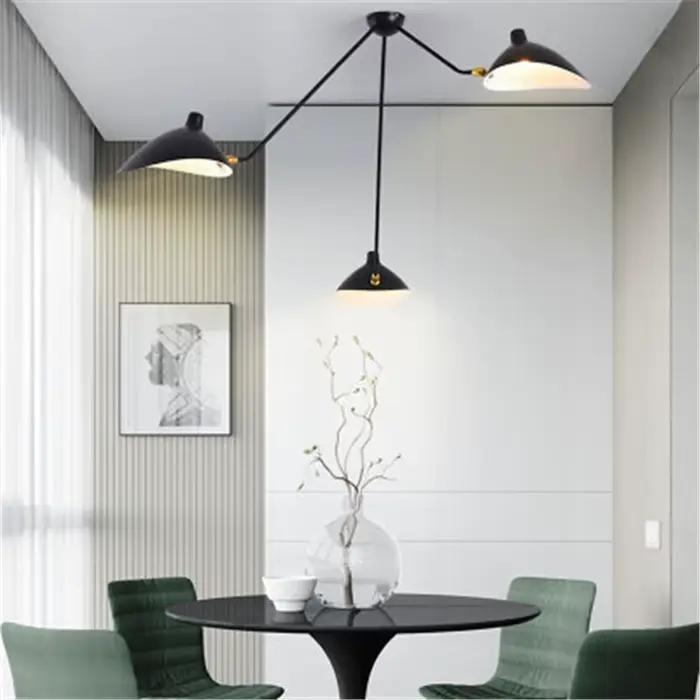 Ludeviation-Lampe à bras oscillant nordique post-moderne, lampe industrielle en métal, design créatif, décoration de restaurant, cuisine, salon
