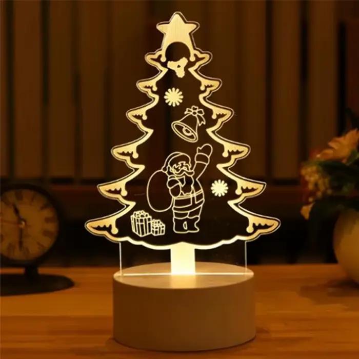 Lampe LED en acrylique 3D romantique pour maison veilleuse enfants décoration anniversaire Saint Valentin projection 3D table装饰品节日装饰投影灯