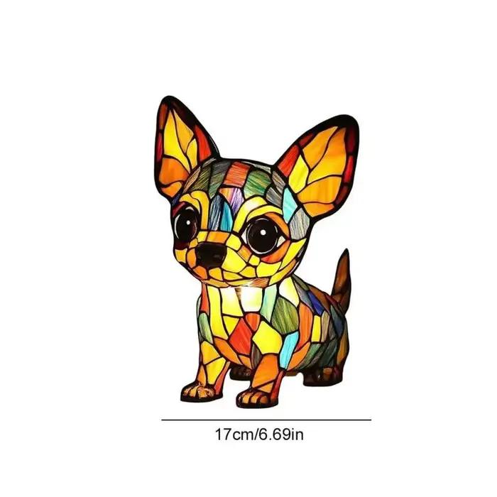 Veilleuse en résine de haute qualité miniature pour animaux de compagnie décoration de la maison douce lumière LED source de chaleur et de détente pour chambre salon et chambre d'enfant