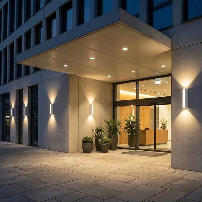 Applique murale LED moderne étanche IP65 pour éclairage intérieur et extérieur blanc chaud chambre restaurant hôtel entrepôt