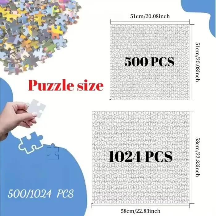 Puzzle abstrait sur le thème du paysage, 500/1024 pièces, décoration moderne pour la maison, loisirs et divertissement, cadeaux d'anniversaire
