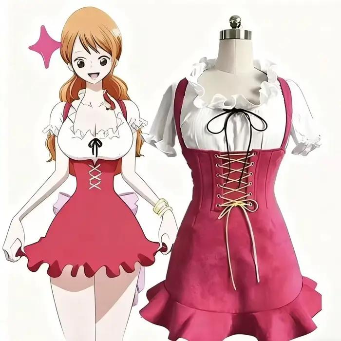 Tenue de Cosplay ami, Costume de personnage d'anime doux et Adorable