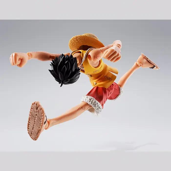 Bandai – figurine d'anime originale One Piece S.H.Figuarts MONKEY.D.LUFFY -MARINEFORD-, figurine d'action, jouets, modèle, jouet, cadeau pour enfants
