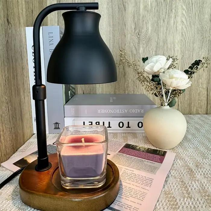Lampe chauffe-bougie avec minuterie pour salon, cadeau d'anniversaire, nouvelle maison, ambiance chaleureuse et romantique, décoration intérieure, occassions spéciales