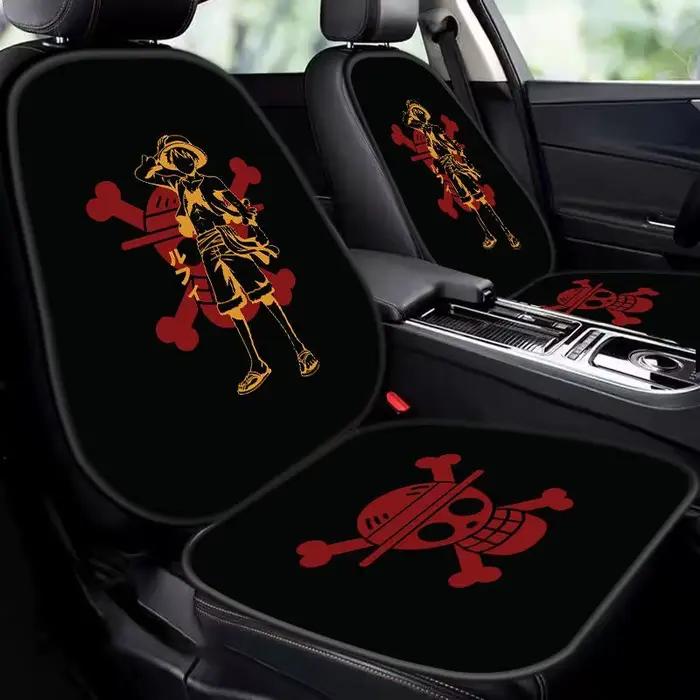 Coussin de siège de voiture une pièce, coussin de protection de siège, décoration de voiture respirante, Monkey D. Luffy, accessoires de voiture, coussin de siège cadeau