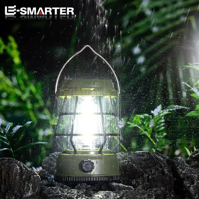 Lanternes solaires portables LED lampes suspendues rechargeables Dimmable Camping en plein air d'urgence jardin Patio décor lampe d'éclairage