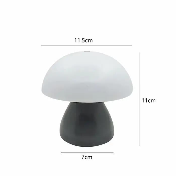Lampe de Table Led champignon charge tactile bureau café Bar