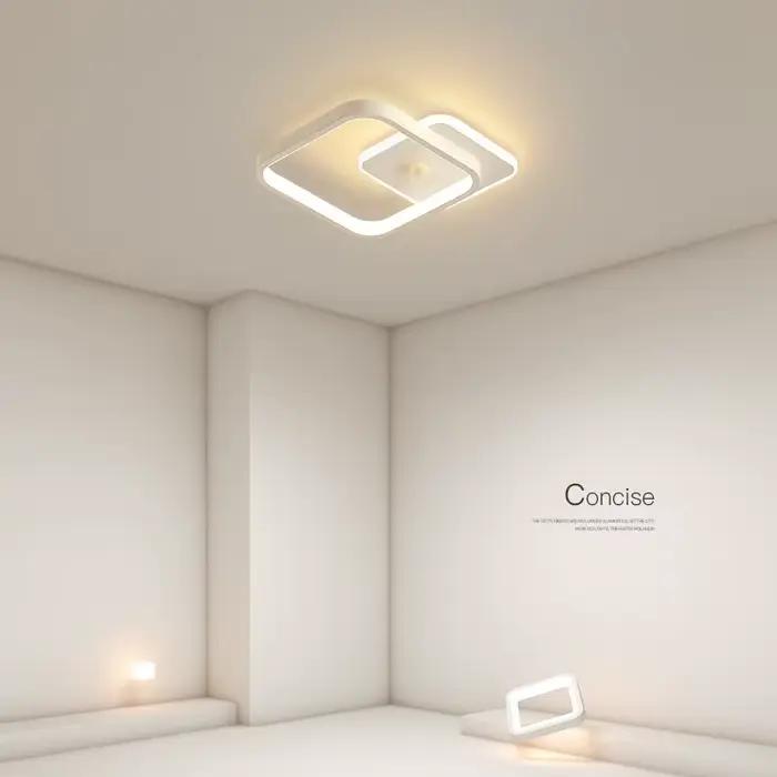 Plafond moderne à LEDs lampe pour salon chambre allée couloir escaliers plafonnier capteur de mouvement lustre luminaire