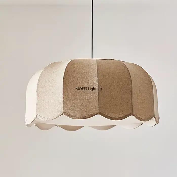 Lampe suspendue en tissu japonais