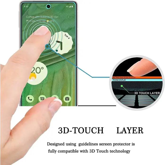 4 pièces verre trempé pour Google Pixel 9 10 8 Pro 9A 8A 7 7A 6 6A 5 4A 4 XL 3 Film de protection d'écran Transparent verre
