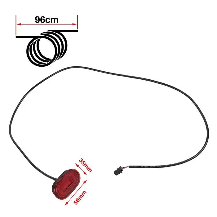 Feu arrière de garde-boue arrière pour Scooter électrique Xiaomi 4/4 Lite/4 Ultra/4 Go, feu clignotant LED de sécurité, voyant d'avertissement de sécurité
