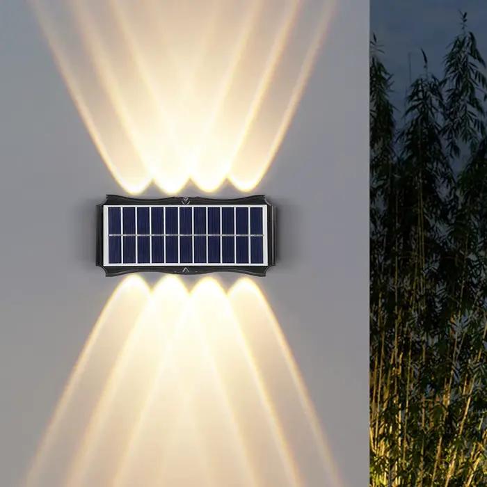 Applique murale solaire Led cour rue étanche extérieur jardin
