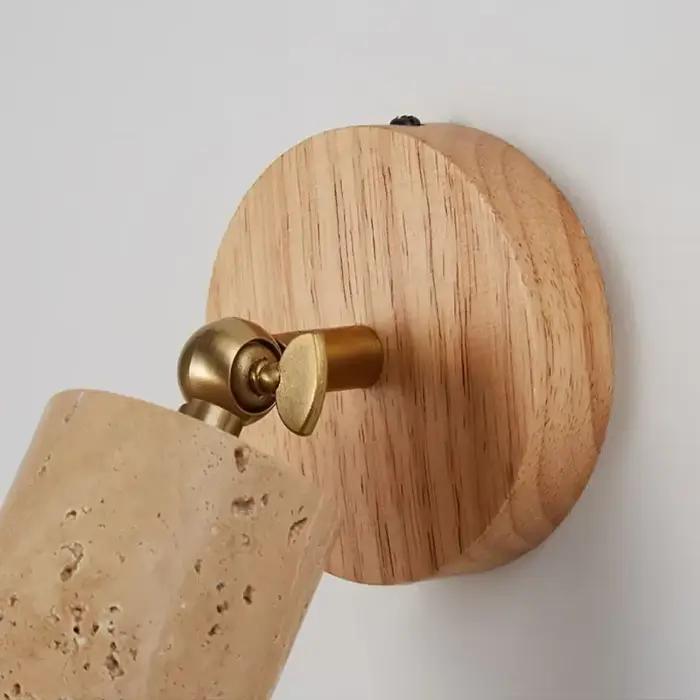 Wabi-sabi vent LED avec projecteurs applique murale rétro