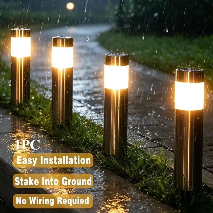 Lampe de sol extérieure, éclairage de pelouse, projecteur paysager, décoration de cour, IP65, convient à toutes les saisons pour jardin, chemin, balcon.