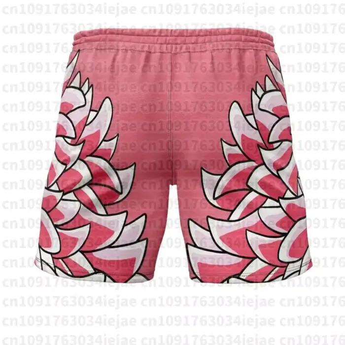 Costume One Piece Doflamingo, imprimé sur toute la surface, short d'été pour adultes et enfants, short de plage léger et doux à séchage rapide