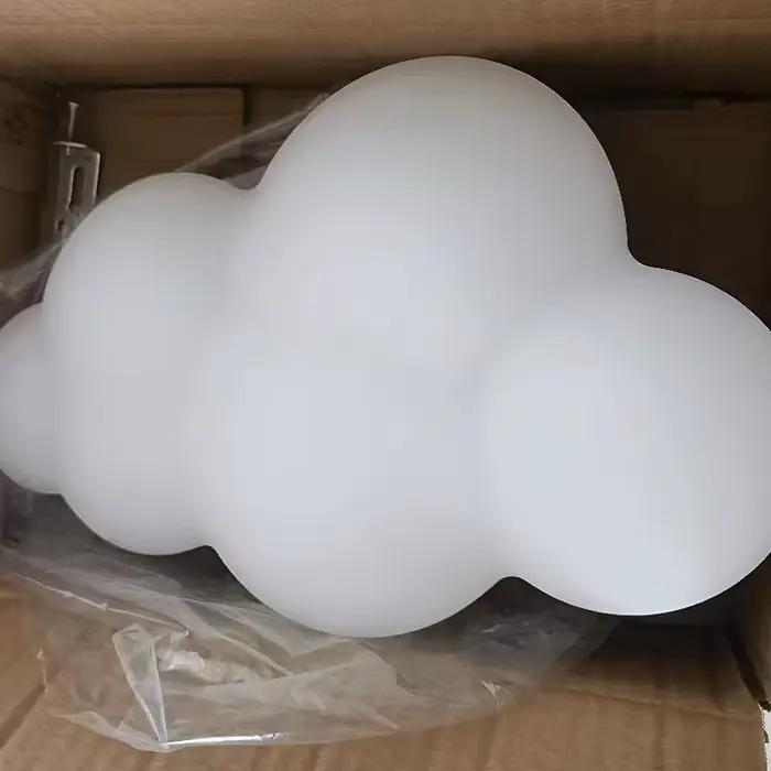 Applique murale nordique créative en nuages blancs, Applicable à la décoration de la pièce, décoration de la chambre à coucher, lumières LED de chevet, éclairage intérieur