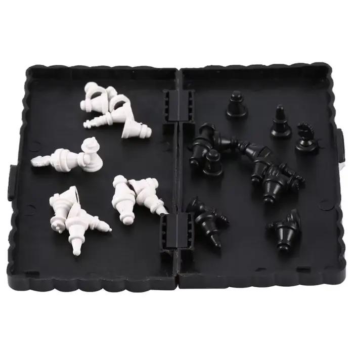Mini jeu d'échecs magnétique pliant, jeu de société en plastique magnétique, jouet Portable pour enfant, Portable en plein air