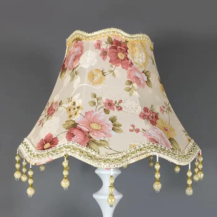 Couvercle de lampe à franges de style européen