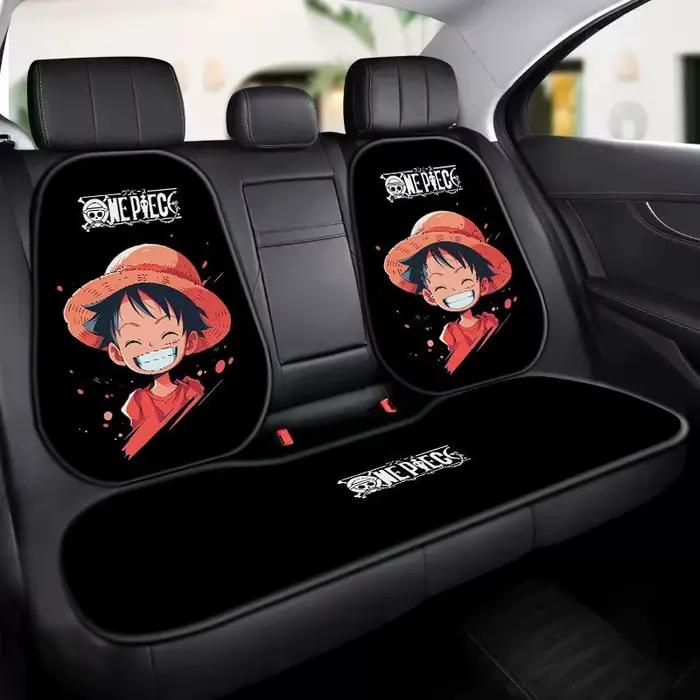 Coussin de siège de voiture une pièce, coussin de protection de siège, décoration de voiture respirante, Monkey D. Luffy, accessoires de voiture, coussin de siège cadeau