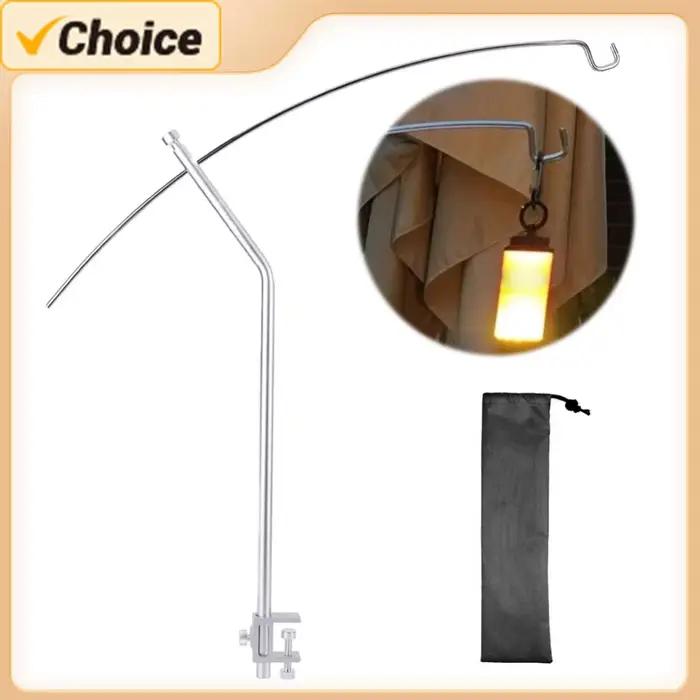 Support suspendu de lampe IGT de Camping, support de lanterne détachable en alliage d'aluminium, cintre de lanterne de Table IGT pour pique-nique randonnée pêche