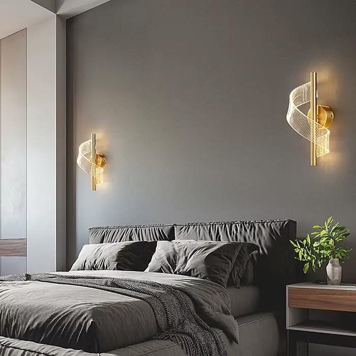 Applique murale LED au design nordique moderne