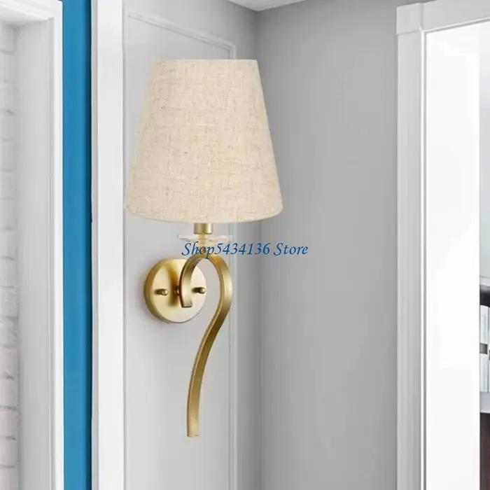 6 pièces de luminaires suspendus modernes de style industriel, installation facile, texture en tissu, luminaire élégant pour projets domestiques