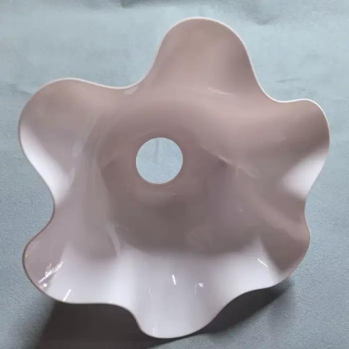 Abat-jour en forme de fleur moderne en ABS pour éclairage de maison ou restaurant en beige bleu brun