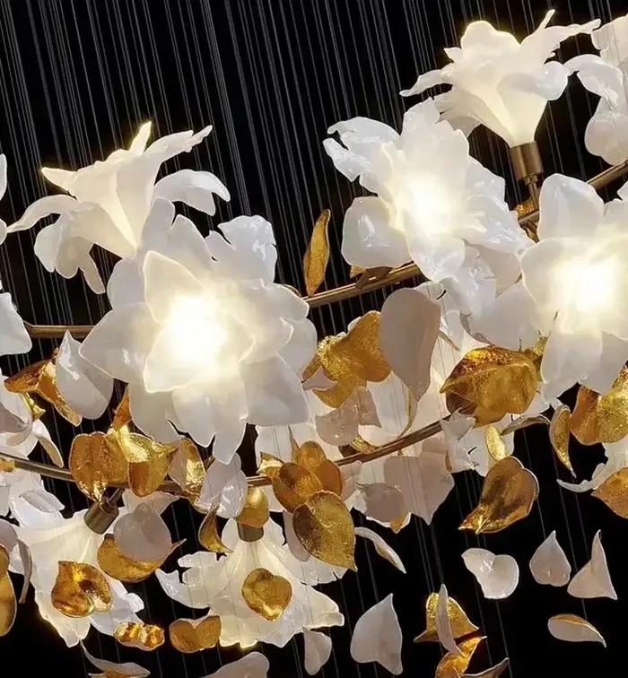 Lampes suspendues nordiques pour plafond Led lustre luminaire et décoration