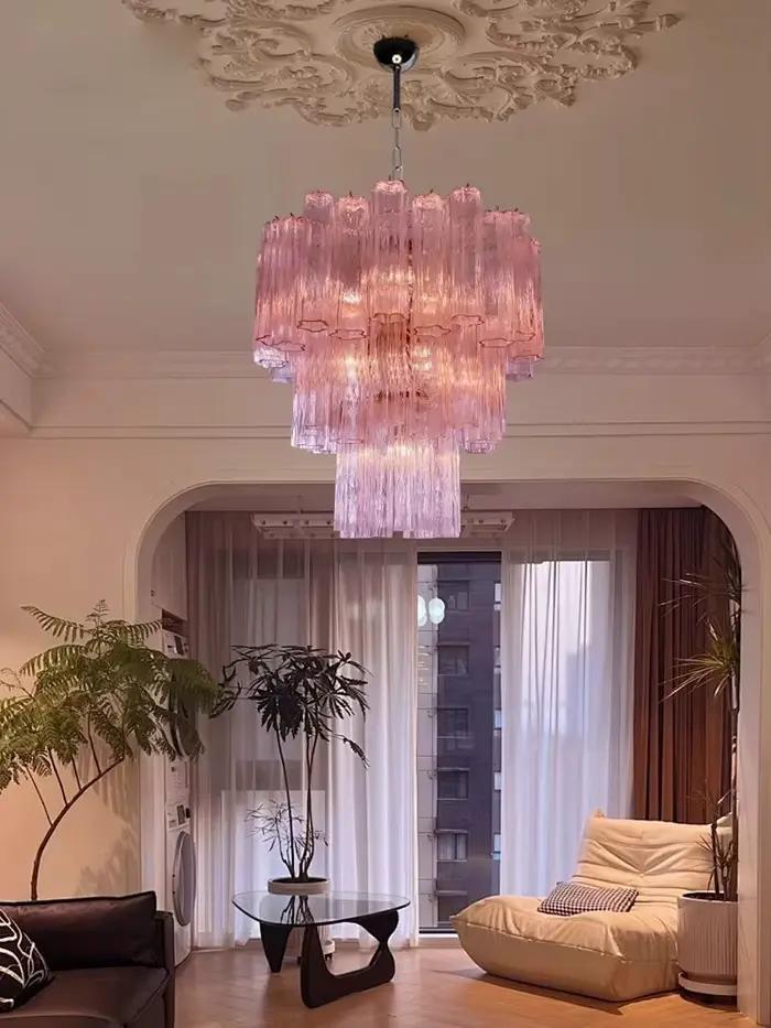 Plafonnier LED E14 en Verre à Intensité Réglable