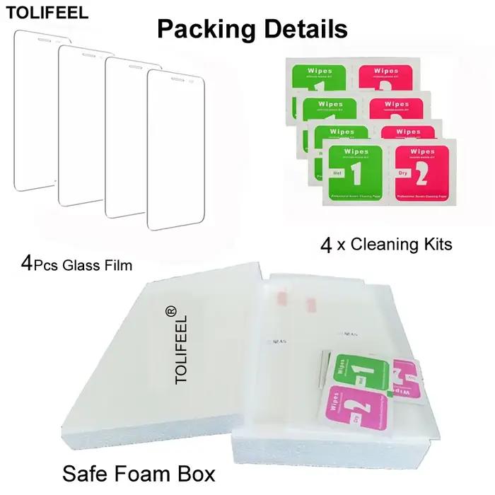 4 pièces verre trempé pour Google Pixel 9 10 8 Pro 9A 8A 7 7A 6 6A 5 4A 4 XL 3 Film de protection d'écran Transparent verre