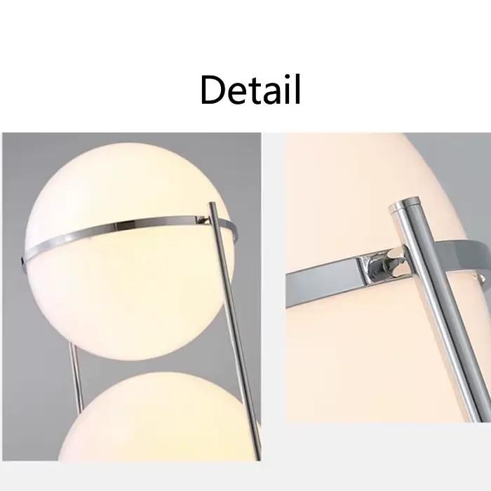 Design moderne LED boule lampadaire pour salon hôtel chambre lampadaires