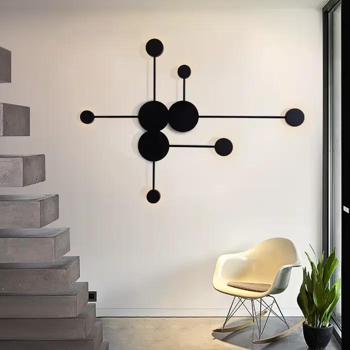 Applique murale postmoderne Led 24W fond salon chambre décor à la maison lampe hôtel Restaurant couloir applique murale luminaire