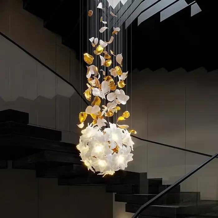 Lampes suspendues nordiques pour plafond Led lustre luminaire et décoration