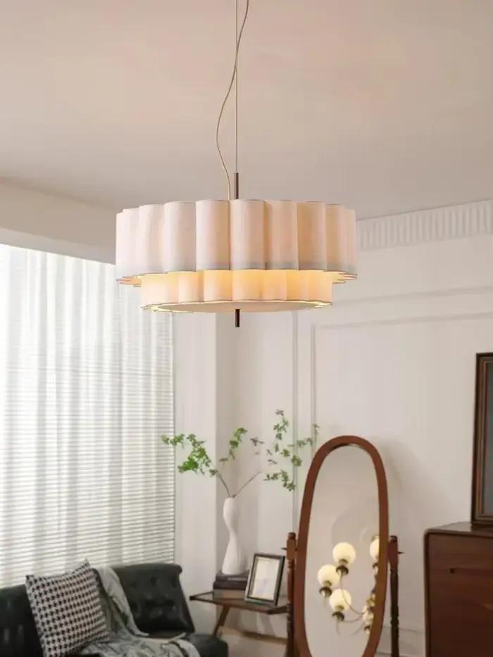 Wine-Sabi-Plafonnier Suspendu en Tissu Style Bohème
