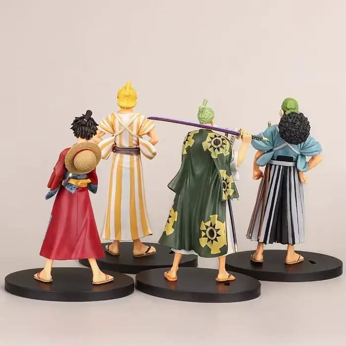 Figurine de dessin animé Luffy Zoro Chopper Yamato Nami Robin, 17cm, une pièce, Collection de figurines d'action, modèle de jouet pour enfant