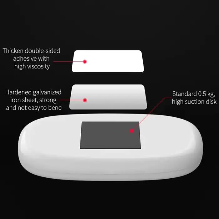 8 LED lumière tactile applique de lecture murale Base magnétique plafonnier de voiture humeur ambiante Super lumineux