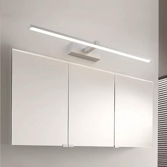 Lampe de mur LED moderne miroir décor éclairage 60/80/100 cm longue bande lumineuse pour chambre salle de bain toilettes cuisine Luminaires d'intérieur