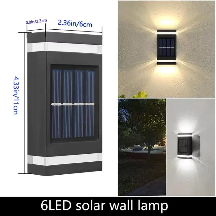 Lampe murale solaire extérieure étanche à énergie